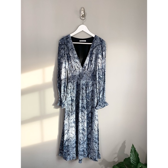 RARE Reformation Aries 100% Silk Dress - Picture 6 of 16